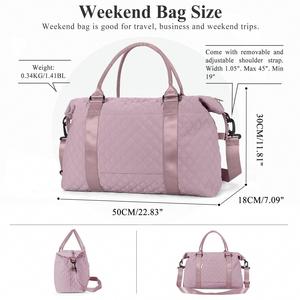 Grand sac de voyage, sac de voyage pour une nuit, avec poche imperméable pour les voyages, les affaires, la salle de sport, l'hôpital - Product Image 3