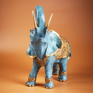 Figurines élégantes d'éléphant en bronze paires <span class=keywords><strong>de</strong></span> bon augure et <span class=keywords><strong>de</strong></span> chance pour le moulage décoratif <span class=keywords><strong>de</strong></span> <span class=keywords><strong>salon</strong></span> ou <span class=keywords><strong>de</strong></span> bureau - Product Image 5