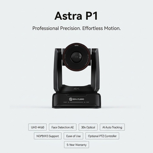 Nueva Cámara PTZ HOLLYLAND Astra P1 4K UHD con <span class=keywords><strong>Zoom</strong></span> 30X, Seguimiento Automático por IA, Control <span class=keywords><strong>Web</strong></span> y Transmisión en Vivo para Grabación de Eventos - Product Image 2