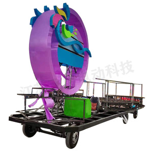 Electric Four <b>Wheel</b> Parade Float Chassis Extended Wide High Power For Commercial Outdoor Events Riding Machine - Product Image 2