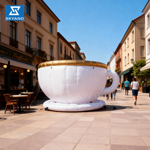Tazza di Caffè Gonfiabile Pubblicitaria Personalizzata, Gigante Tazza di Cappuccino Gonfiabile per <span class=keywords><strong>Eventi</strong></span> Promozionali - Product Image 3