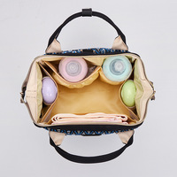 Sac à couches multifonctionnel pour maman, personnalisé avec logo, à la mode, sac à dos avec coussin à langer pour poussette, nouvelle collection 2019