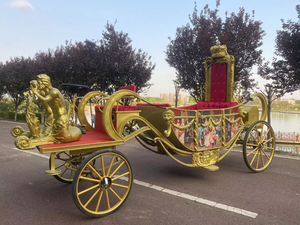 Phong cách Châu Âu bí ngô ngắm cảnh khách sạn đón xe ngựa điện xe ngựa điện - Product Image 3