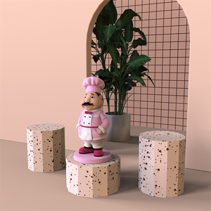 Suministro profesional, adorno de escritorio para el hogar, figuritas en miniatura 3D, figuritas de juguete personalizadas de resina, estatuas de jefe Rosa personalizadas - Product Image 5