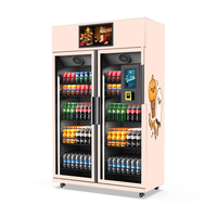 Distributeur Automatique de Boissons aux Fruits Frais et Sains 24h/24 avec Paiement Double, Refroidissement par Compresseur, Fonction SDK et Intégration Cloud