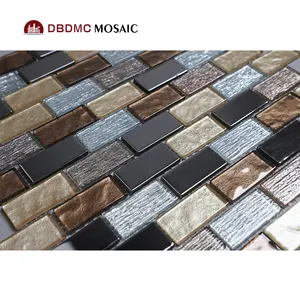 Wholesale Peel And Stick Wall Tile Metal Mosaic For Kitchen Backsplash