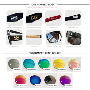 Wholesale Fashion Oversized Square Frames Metal Sunglasses UV Protection Lenses <b>Sun</b> Glasses for Men Women <b>Shades</b> Custom - Product Image 4