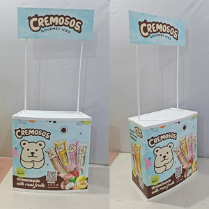 Châu Phi Ngoài Trời Kim Loại Gấp Bảng Khuyến Mãi Truy Cập Di Động Khuyến Mại Gian Hàng Triển Lãm Đứng Bảng Khuyến Mãi Với Ô - Product Image 6