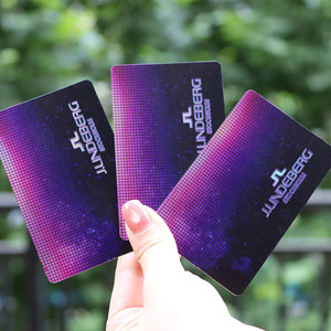 可定制智能名片二维码213 215 216哑光黑色聚氯乙烯射频识别NFC门禁产品可打印 - Product Image 4