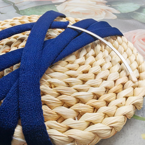 Venta Directa de Fábrica: Accesorios de Lencería de Nylon, Cinta Elástica para Sujetadores, Cinta de Tela de Terciopelo Azul para Aros de Sujetador - Product Image 2