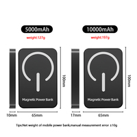Banque d'alimentation 20W 5000mAh 10000mah 5000 10000 Mah Portable Petite taille Charge rapide sans fil magnétique Qi2 Banques d'alimentation pour téléphone portable