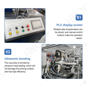 Hnoc chi phí thấp tất cả các kích thước tùy chỉnh onetime 9 oz cốc giấy sản xuất cốc bên làm cho máy thương mại - Product Image 2