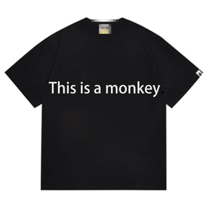 เสื้อยืดผู้ชาย Bapees พิมพ์ลายตัวอักษร แฟชั่นดีไซน์เนอร์ลายลิง ขายดีสุดฮิต - Product Image 6