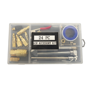Kit Versatile Pistola ad Aria Compressa, 1/4" NPT con Punta in Gomma e Tappi Industriali, Manometro per Pneumatici e Prolunga da 4 Pollici per Pulizia Profonda - Product Image 4