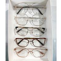 Modelos mixtos Gafas de metal Monturas de metal Ópticas Clásicas Unisex Nuevo diseño Gafas populares Monturas de metal