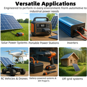 공장 직판 XT60i 암-수 어댑터 연장 케이블 12AWG 300V 주석 도금 구리선, 태양광 휴대용 발전소용 - Product Image 6