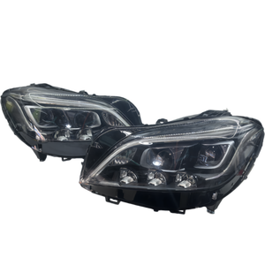 Nouveaux phares LED multi-faisceaux géométriques <span class=keywords><strong>Mercedes</strong></span>-Benz W218 CLS320 12V 6000K 6000 <span class=keywords><strong>lm</strong></span> 2016-2019 Remplacement - Product Image 1