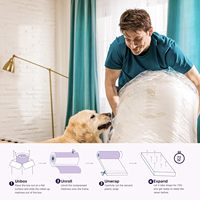 Bestseller 12 Zoll Hybrid Taschenfederkern & Gel-Memoryschaum-Matratze Doppel-Kingsize für Schlafzimmer, Park, Hotel, Schule
