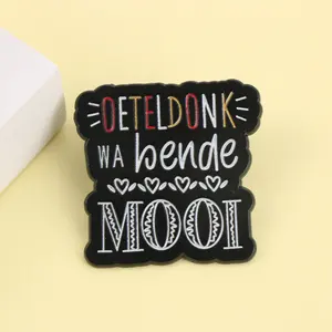 Oeteldonk WA bende <span class=keywords><strong>mooi</strong></span> Enamel โลหะเคลือบเข็มกลัดป้ายกระเป๋าเป้สะพายหลังเสื้อผ้าเครื่องประดับ DIY ของขวัญสำหรับเพื่อน - Product Image 2