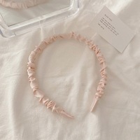 YH Vente en gros – Bandeau en soie personnalisé avec logo pour filles, motif floral et nœud, accessoires capillaires mignons pour usage quotidien