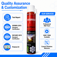 A25 750ml CHUANG MEI SHI Formula Profesional Polyurethane Joint Filler untuk Penyegelan Pintu dan Jendela Sistem Kelas Atas