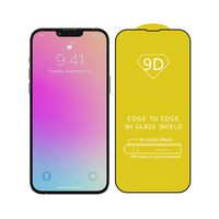 Protection d'écran pour iPhone 17, film protecteur en verre trempé transparent 9D 9H à couverture intégrale anti-poussière pour iPhone 14 15 16 17 Pro Max