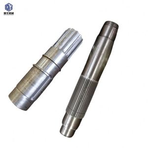 Arbre cannelé long personnalisé de haute qualité S45C Moulin à canne à sucre Usinage CNC pièces de rechange grand arbre cannelé - Product Image 1