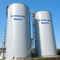 Bomba de Reactor Anaeróbico Industrial para Producción de Biogás, Tratamiento de Aguas Residuales con Alto COD, Acero Inoxidable 304, Ahorro de Energía