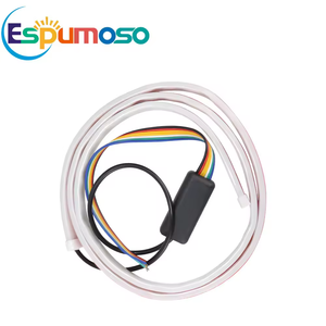 Espumoso 12V & <span class=keywords><strong>24V</strong></span> Auto <span class=keywords><strong>LED</strong></span>-Streifen Bunte Innen atmosphäre 5m Licht für Universal autos Rote Farbe Zubehör - Product Image 3