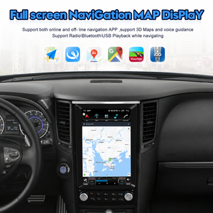 Écran Tesla de 13,6 pouces, système Android 13, GPS intégré, lecteur de navigation stéréo pour voiture pour <span class=keywords><strong>Infiniti</strong></span> FX30/FX35/FX37/FX50 2007-2013 - Product Image 4
