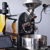 Machine à torréfier le café la plus populaire, en acier inoxydable, à écran tactile, entièrement automatique, contrôlée par application, pour usage domestique/commercial