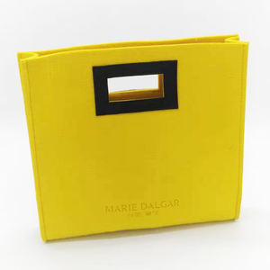 Sac seau en feutre non tissé personnalisable fait à la main pour femmes avec deux sangles Nouvelles tendances Logo personnalisé Stockage durable pour le shopping - Product Image 3