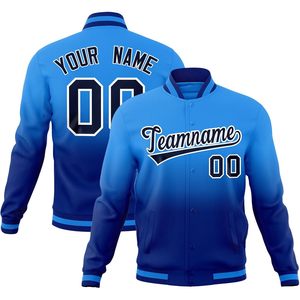 Chaqueta universitaria personalizada cosida a medida con nombre y número, chaqueta estilo béisbol unisex para hombres, mujeres y jóvenes - Product Image 1