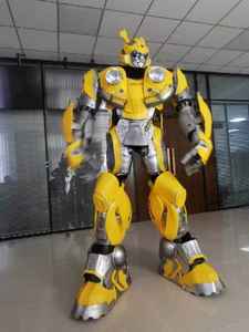 Offre Spéciale professionnel fabrication réaliste portable LED grand Cosplay Cool Robot super-héros mascotte fer Costume Costume - Product Image 6