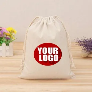친환경 맞춤형 리본 재활용 티 천 핸드백 졸라매는 끈 섬유 포장 가방 선물 보석 먼지 면 가방