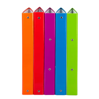 Carpeta de Anillas para Exámenes Estudiantiles con Colores, Tamaños y Grosor Personalizados, Impresión Digital con Logotipo, Orificios para Hojas Sueltas, Organización