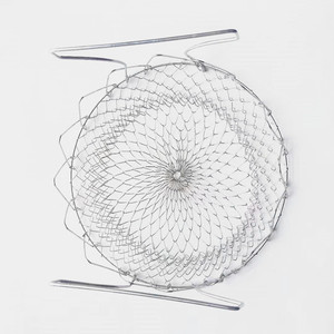 Panier à frites <span class=keywords><strong>pliable</strong></span> en acier inoxydable, filet pour frites et fruits, avec filtre et <span class=keywords><strong>passoire</strong></span> - Product Image 4
