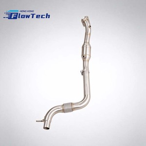 ท่อลงตรง FlowTech T304 สแตนเลสสตีล ขัดเงา สำหรับ Ford Mustang 2.3T – ติดตั้งได้โดยตรง - Product Image 2