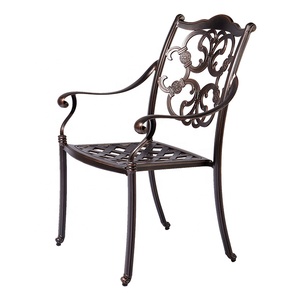 Per il tempo libero di lusso mobili da <span class=keywords><strong>giardino</strong></span> esterno in alluminio da <span class=keywords><strong>giardino</strong></span> <span class=keywords><strong>Set</strong></span> di 2 sedie - Product Image 3