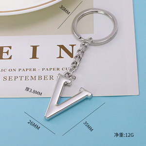 Accesorios de joyería DIY al por mayor: Llavero con soporte para monedas de aleación de zinc chapado en oro, colgante de 25 mm, cadena colgante de cuatro secciones, de lujo - Product Image 4