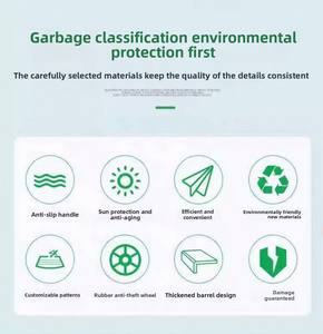 Bidone della <span class=keywords><strong>Spazzatura</strong></span> in Plastica con <span class=keywords><strong>Pedale</strong></span> 50L/70L/100L/120L/240L/360L/660L/1100L con Ruote e <span class=keywords><strong>Pedale</strong></span> - Product Image 5