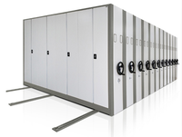 Cadenas de classeur mobile réglable d'étagères métalliques modernes intelligentes automatiques compactes et convertibles pour le stockage de documents