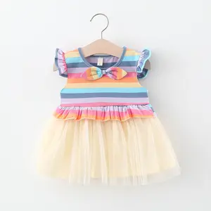 Online Shopping Baby Korean Birthday Color Body Gauze Veil Pendulum Bow Decoration Dress Shirt For Girls From China Supplier