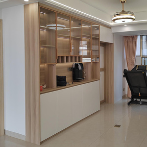 Design moderno di lusso personalizzato vetrina vetrina per casa Bar fattoria sala da pranzo mobili per soggiorno - Product Image 4