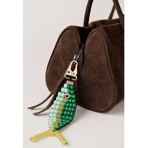 <strong>2025</strong> New Purse Keychain Colorful Bead Fish Shape Chain Keychain Pendant Bag Accessories Pony Friendship Bag <strong>Charm</strong> Keychain - Product Image 2