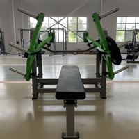 Nouvelle Machine de Presse Poitrine à Charge Plaque en Acier, Banc Plat Commercial pour Club de Fitness