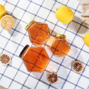 Tarro de Miel de Vidrio Hexagonal - Product Image 6