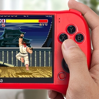 Console de jeu portable rétro X53, écran IPS 5,1 pouces 800x480, alimentation filaire, sans batterie au lithium