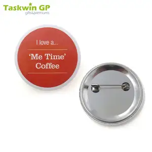Taskwingifts Badge Factory Custom Logo Round Shape Tinplate Button Lapel Pins