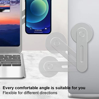 Support d'extension pour écran d'ordinateur, support magnétique réglable pour ordinateur portable, fixation latérale pour bureau, support de téléphone de voiture pour Tesla en alliage d'aluminium